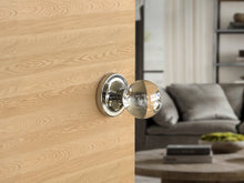 Load image into Gallery viewer, Ball Crystal Polished Chrome Door Knobs