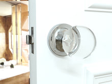 Load image into Gallery viewer, Ball Crystal Polished Chrome Door Knobs