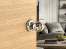 Load image into Gallery viewer, Ball Crystal Satin Nickel Door Knobs