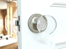 Load image into Gallery viewer, Ball Crystal Satin Nickel Door Knobs