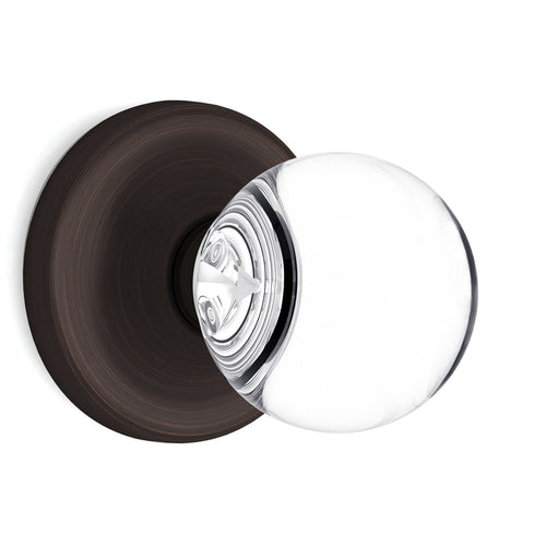 Ball Crystal Venetian Bronze Door Knobs