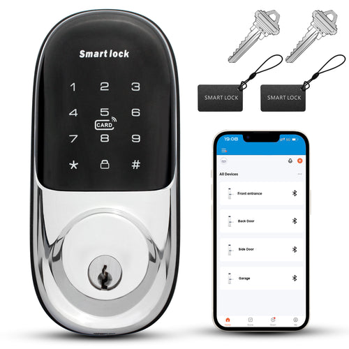 Keyless Smart Electronic Entry Door Lock Keypad Deadbolt